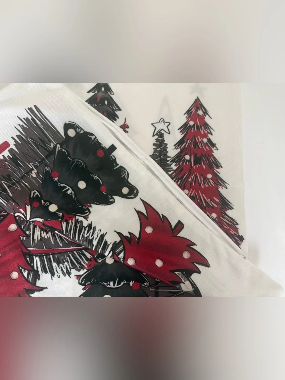 Christmas Pillow Covers 18x18 Set of 2 Xmas Tree Couch Decor ✨🎄